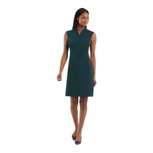 M.M. Lafleur Aditi Pencil Dress In Rainforest Green